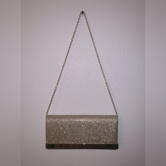 ALDO Sparkly Gold clutch/handbag - Picture 1 of 13